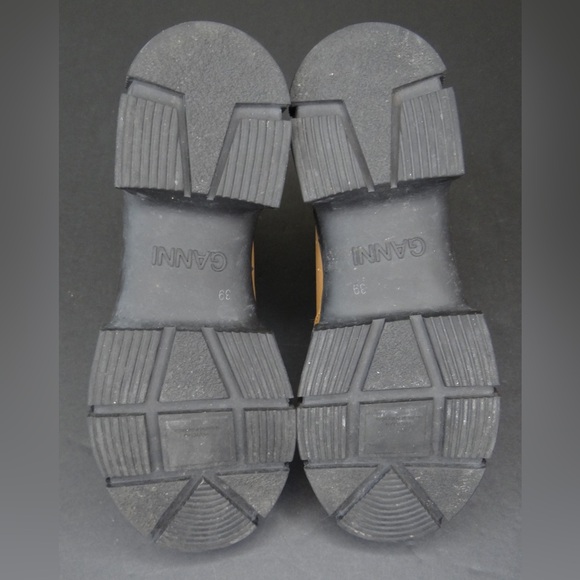 Ganni Camel and Black Winter Boots - Picture 6 of 7